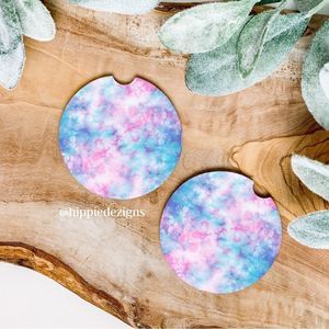 Cotton Candy Sky Car Coaster Set | Cute Coaster Set